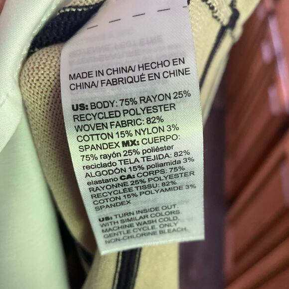 Chico’s striped pullover crew sweater - Picture 8 of 9